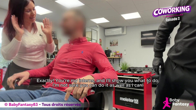 babyfantasy83: Coworking Episodio 2 Sto Venendo a Scopare Dal Barbiere