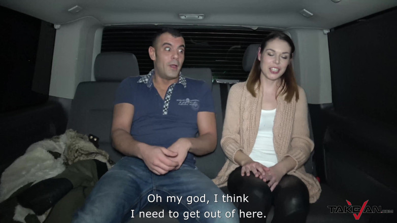 Take Van: Naive brunette belive stranger he drive her but he just...