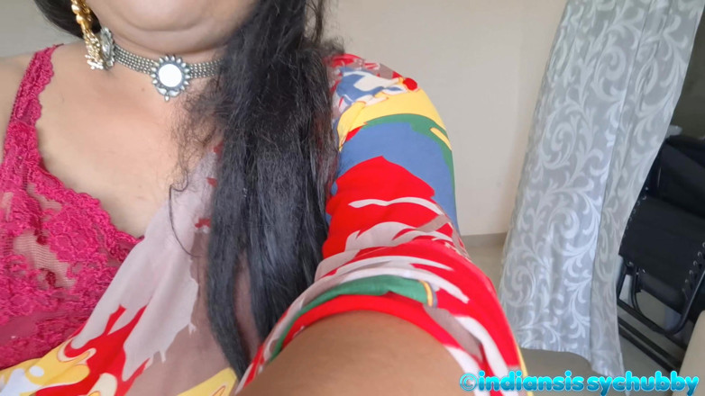 Indiansissychubby: Red Saree Fun MILF Cougar Hotwife