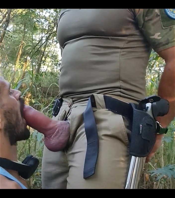 TpowerX: Sucking the Cop's Huge Cock