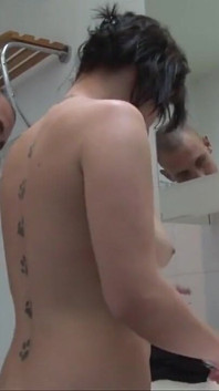 She fucks her stepbro in the bathroom