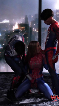 Spider Girl Banged by Superheroes. Lula