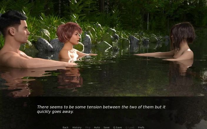 Dirty GamesXxX: Сутінковий маєток: розважаючись на річці з двома сексуальними дівчатами, 33 серія