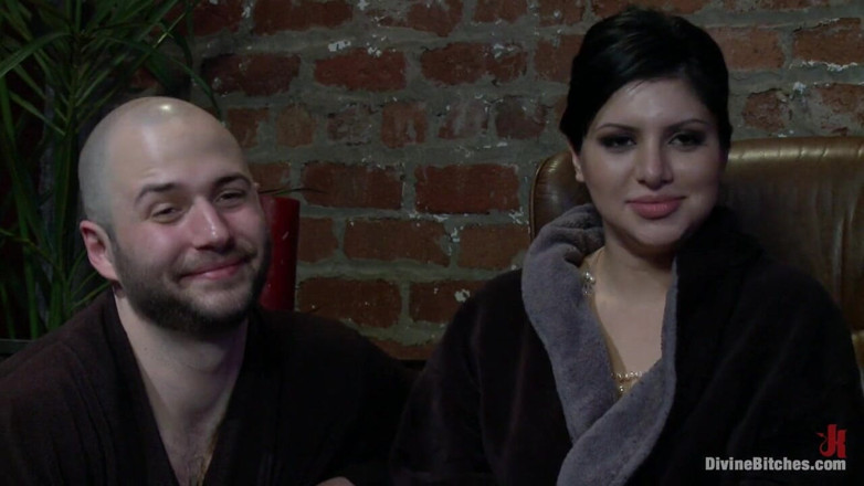 Divine Bitches by Kink: Cuckold Husband: eat His Cum, Cuck!