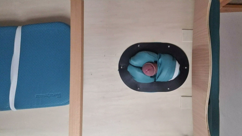 Naxy: Fucking the Massage Table Below View