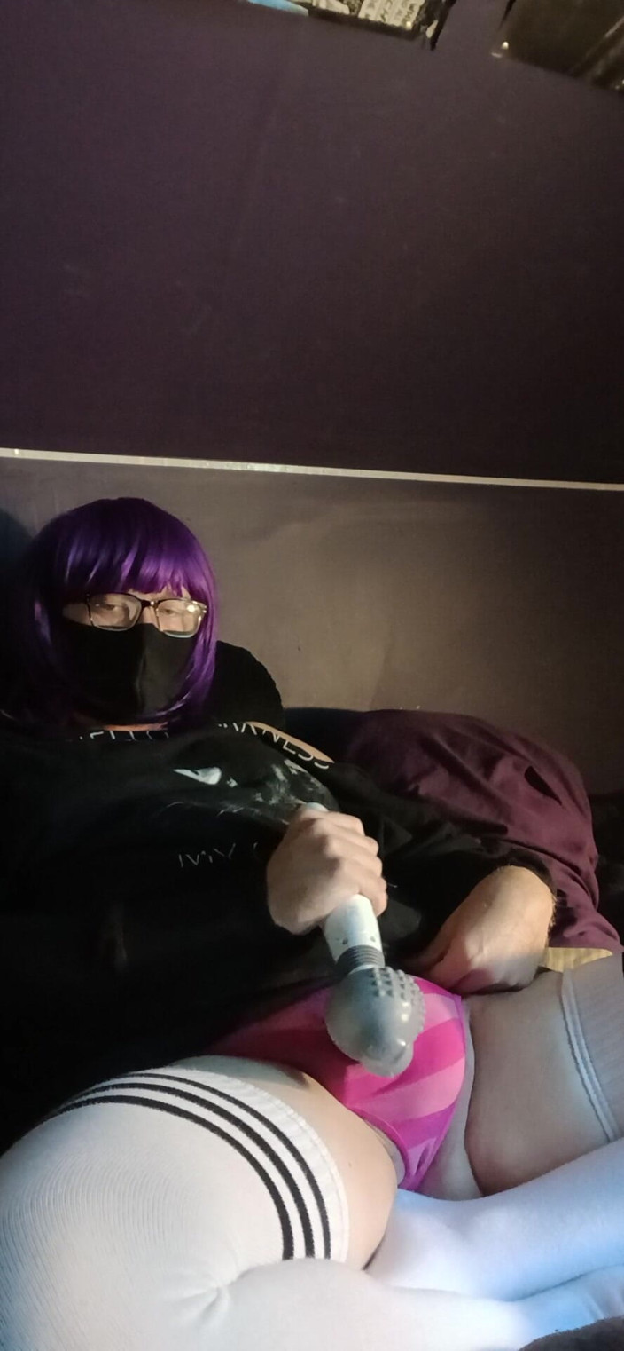 Raven LeSynn: Vibrator Masturbation and Cumming Through Panties with Raven Letrap