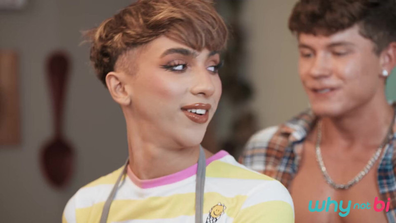 WhyNotBi: Men-thanks4giving Me Anal - Drake Von, Foxy Alex, Cherry Kiss