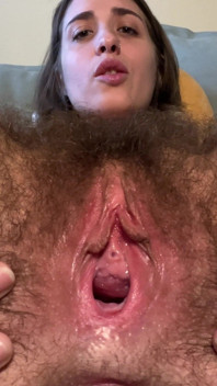 Hairy Pussy Spreading and Licking Instructions