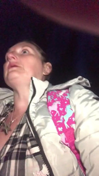 Got My Tits Out to Try and Cool Down Whilst Walking at Night