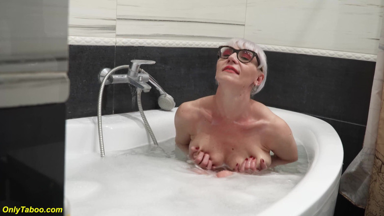 Only Taboo: Busty stepmom shows her soapy asshole