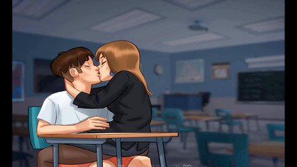 Hentai World: Summertime Saga - cikgu Perancis saya Cik. Bissette