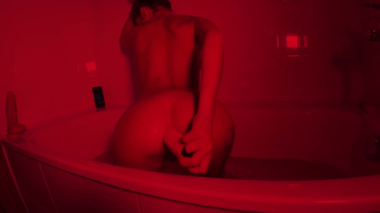Katrin Tequila: Tattooed girl fingering wet pussy and anal sex toys in...