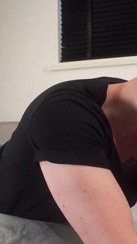 Desperate Pillow Humping and Flexing - Jaq Quicksilver Grinds and Cums While Showing off All Their Muscles