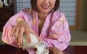 JAPAN IN LOVE: Lindas chicas japonesas escena 3 azafata asiática chupa su polla en...
