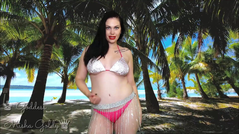 Goddess Misha Goldy: I'm going to turn you into my addicted rag! I'm...