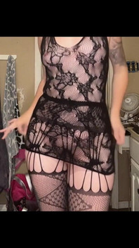 Kali Reign- Try on Haul- Sexy Transparent Fishnet Lingerie Dresses