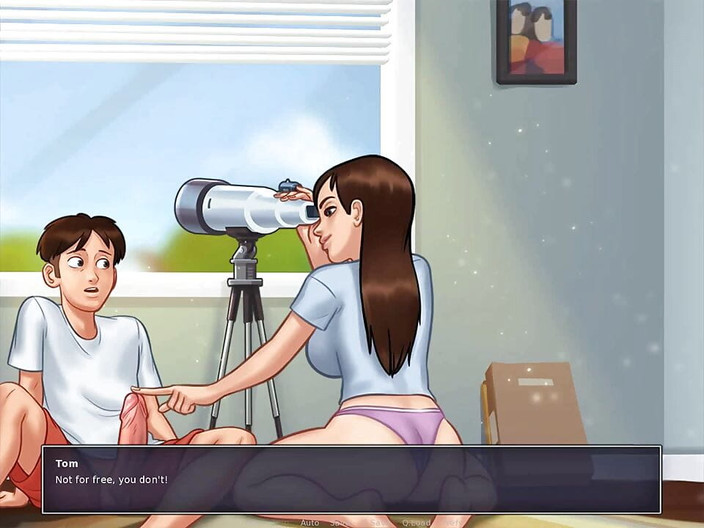 Dirty GamesXxX: Summertime saga: cô ấy muốn nhìn thấy con cu khổng lồ...