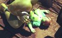 Wraith ward: Princess Fiona gets fuck by the Hulk