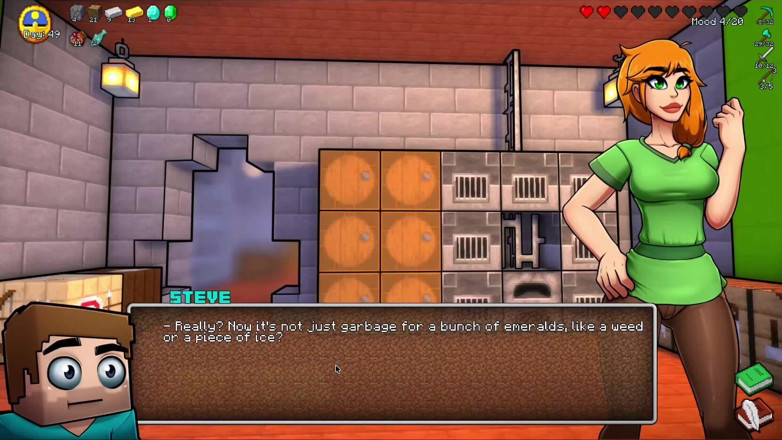 Alita: Hornycraft Minecraft Parody - Jenny Gives Steve a Hot Footjob for...