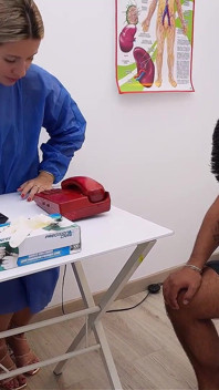 Huge Ass Doctor Changed Her Mind and Fucks Her Patient in Her Office