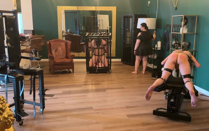 DOMINATRIX6: Fetiș lofts cu My 2 Sclavi, zona de pedeapsă, tratamentul sclavilor,...