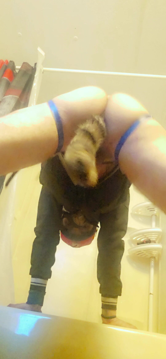 Natalie Slax: Blegă Tgirl Distracție cu dop de cur