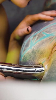 Doppio dildo di metallo divertimento lesbico con anuskatzz