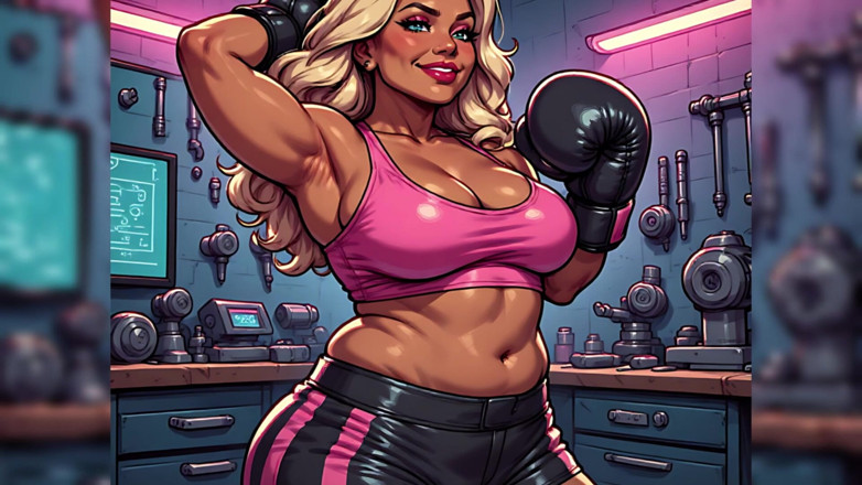 AI Porn: Sexy Women Boxercise Art