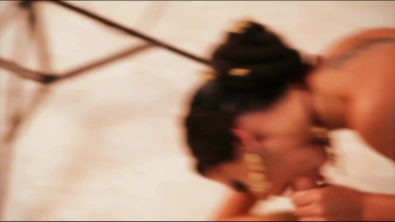Massage Parlor: Sexy brunette babe gets fucked after photo shooting
