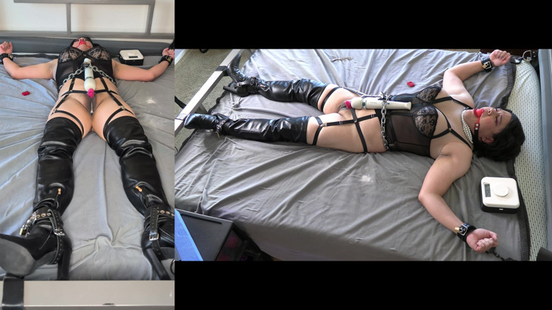 Sissy Candy: Sissy Bound to Bed for Her Sissygasm
