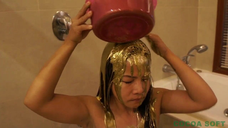 Cocoa Soft: This is the 4th in the world metallic body painting series