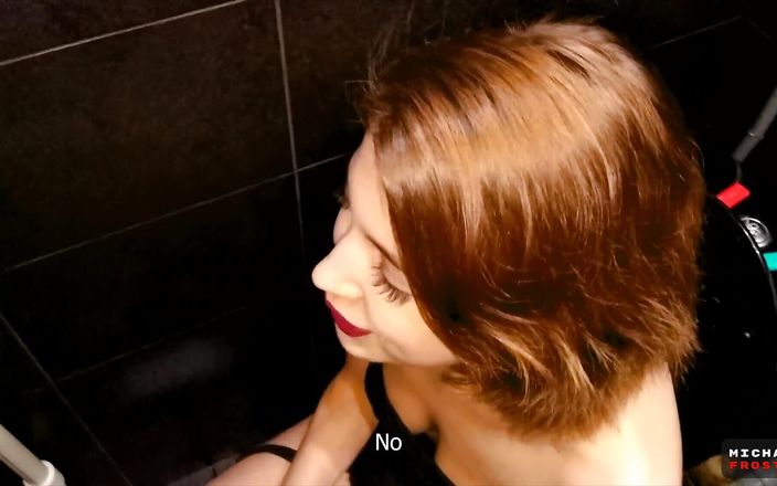 Michael Frost Pro: Bauty Stranger Girl in Club Toilet Sucked Dick for Cigaret...