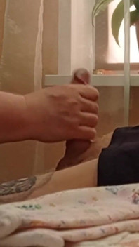 Dick Jerking and Blowjob From a Friend