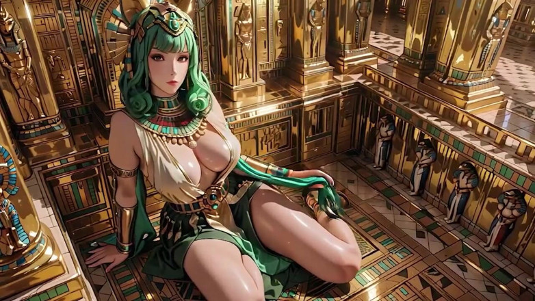 Seraphina Vale: Ratu Mesir berambut hijau! Berlutut di Aula Emas, dijaga oleh...