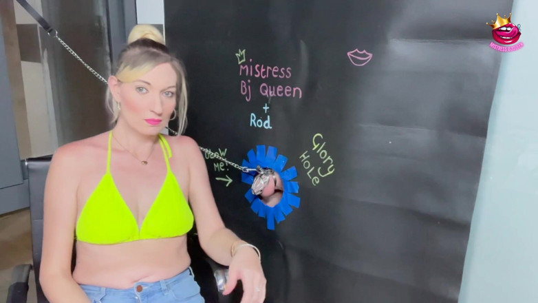 Mistress_BJQueen: Chastity Cage Gloryhole Denial