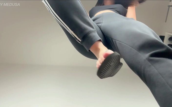 Lady Medusa: Giantess in Flip-flops + Adidas Stomping - Executrix Version