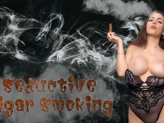 ImMeganLive: Seductive cigar smoking - ImMeganLive