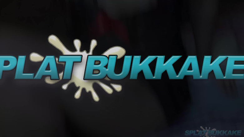 Bukkake team: Sexy schätzchen schließen ihre augen für mehrere cumshots