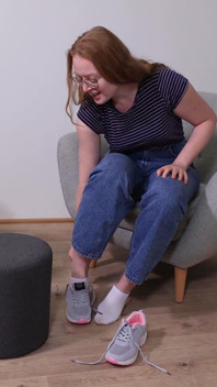 Growing Her Own Feet to Ridiculous Size