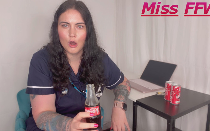 MissFFW: Nurse Ffw Burping on Break with Cola