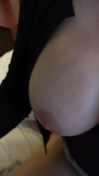 Bimbo Fucks During Livestream in Short Shorts and Heels