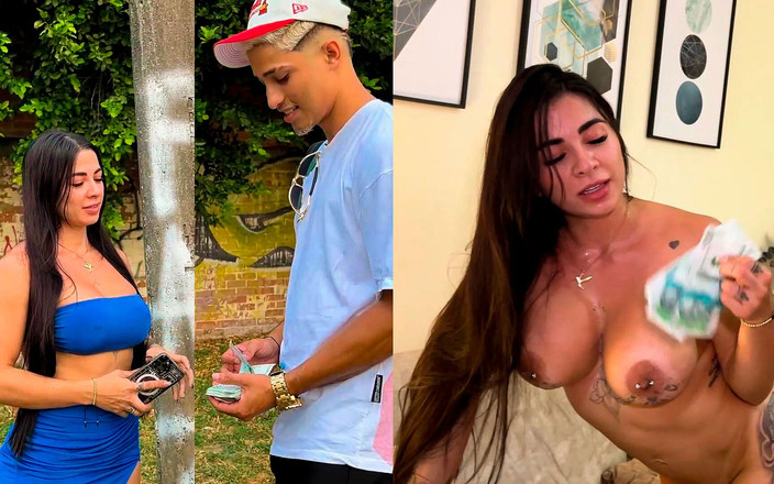 MilanRodriguez: 거리에서 내 자지를 빨기 위해 콜롬비아 밀프에게 현금을 제공합니다 - 실바나 리와 밀라노 로드리게스