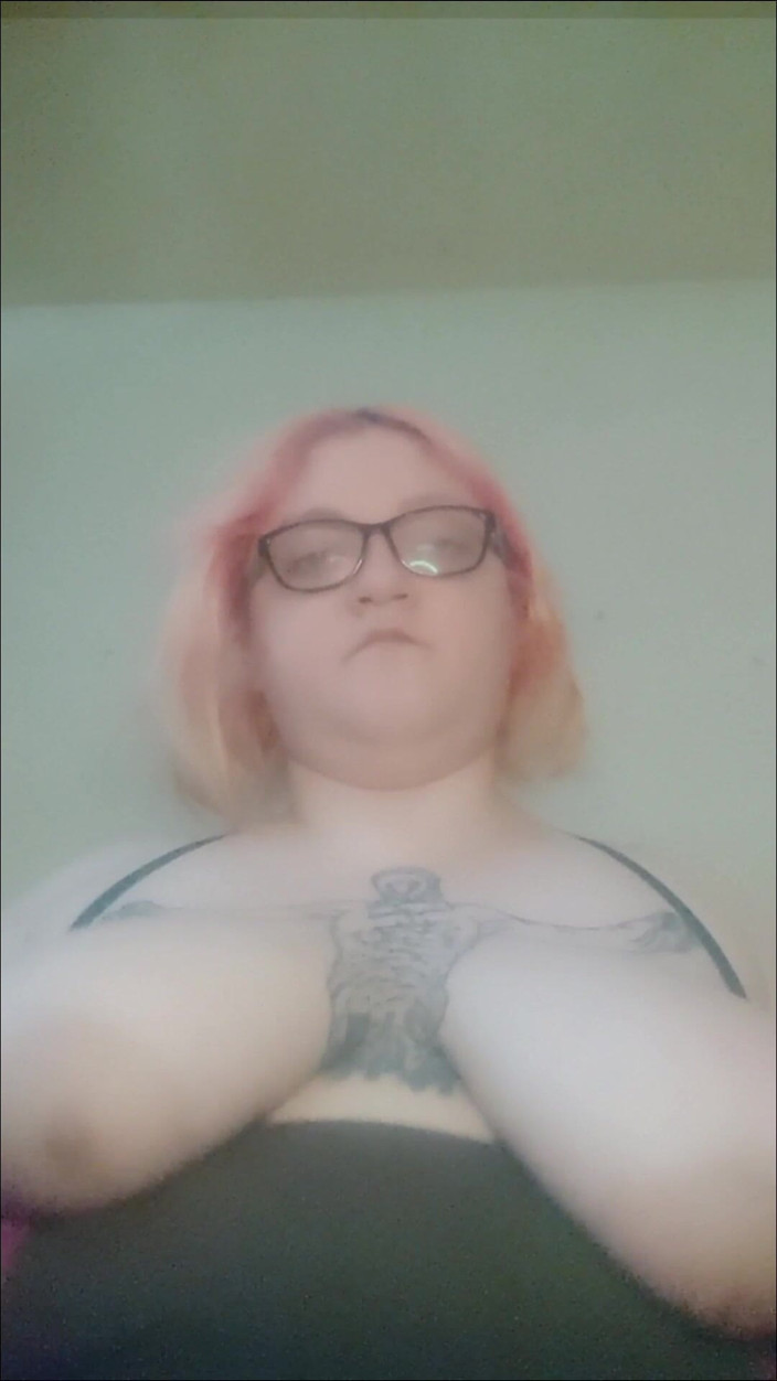Aneris: Amputated Fat BBW Playing with Her Huge Tits - Amateur Slow...