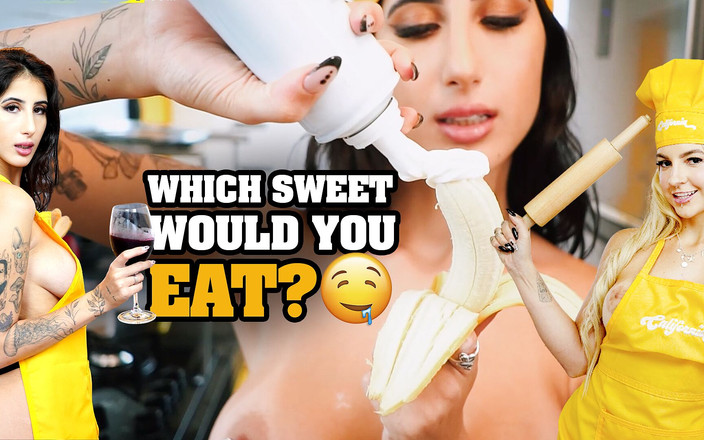 California TV: 穿着围裙和内裤的热辣女同为你做饭！