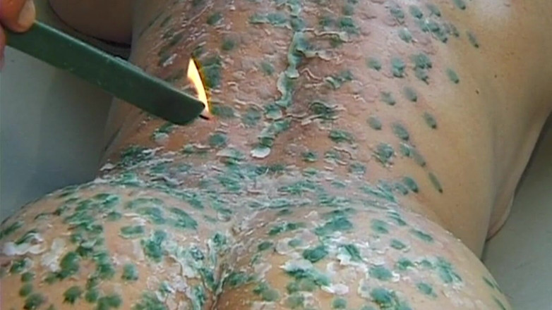 Bangora MILFs: Mature MILF Enjoys Hot Wax Dripping Across Her Ass
