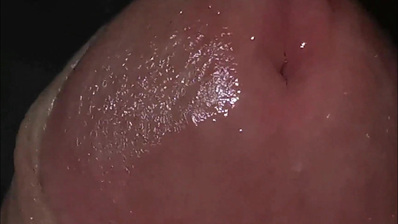 SEXY_GUYBEST: Molto primo piano di una rossa e succo di cazzo...