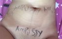 AmPussy: Asian teen girl writes &amp;quot;ampussy&amp;quot; on her naked body