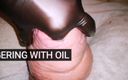 Monster meat studio: Fingering with Oil Before Pumping