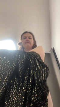 Getting Naked to Try on Designer Dresses in a Posh Boutique Shop