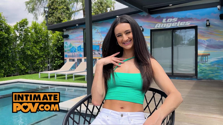 IntimatePOV: POV - 겸둥이 GF Eliza Ibarra와 섹스하는 Bj와 보지 섹스